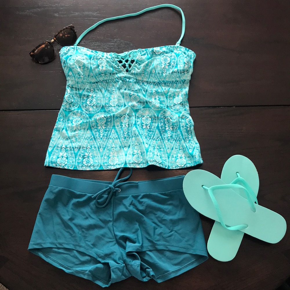 Two Piece Tankini Bathing Suit